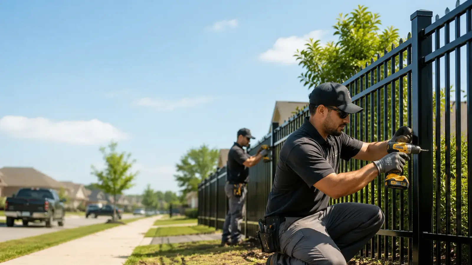 Metal Fence Installation in Hemphill, TX